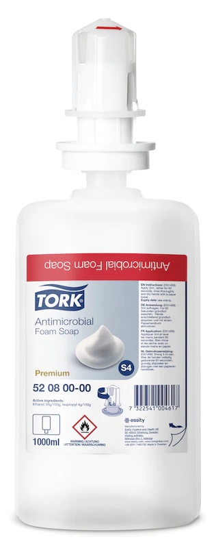 Sapun spuma antimicrobian (produs biocid)   1L  Tork